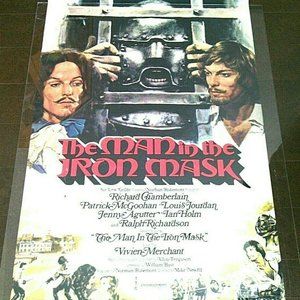 The Man in the Iron Mask Movie Poster Original Film Richard Chamberlain 1977 TV